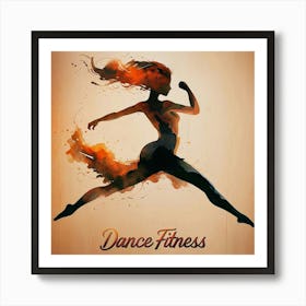 Dance Fitness 1 Art Print