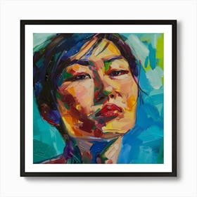 Portrait Of A Woman 405 Art Print