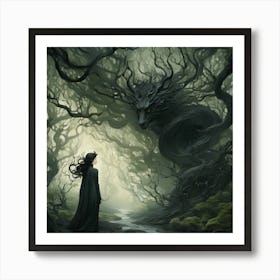 Dark Forest Art Print