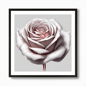 White Rose Art Print