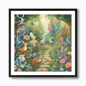 Fairy Garden 6 Art Print