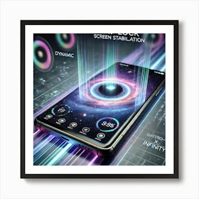 A Futuristic Smartphone, Astro Vx Infinity, Showca 5 Art Print