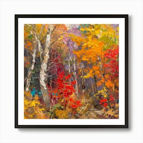 Autumn Forest 14 Art Print