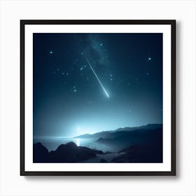 Shooting Star Art Print