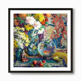 Vintage Eclectic Art 53 Art Print