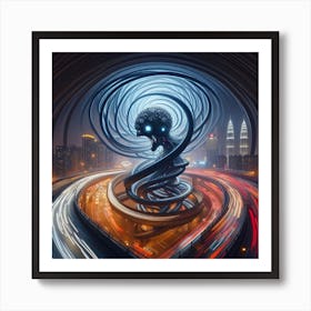 whirlwind of the mind Art Print