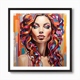 Leonardo Diffusion Xl Colorful Reflections Is A Collection Tha 0 Art Print