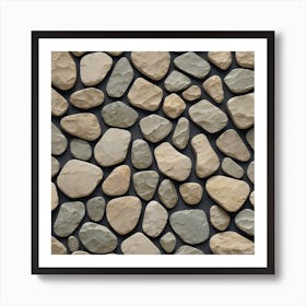 Stone Wall 60 Art Print