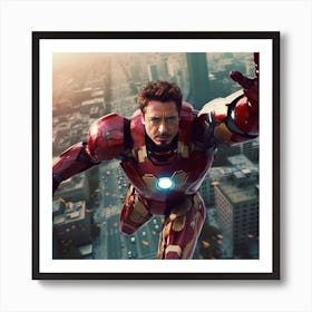 Armadiler Robert Downey Jr Iron Man Suit No Helmet In Very Powe 5f55e9db 1257 4e1e 81fa 3fb332bd5fc1 Art Print