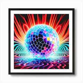 Disco Ball 2 Art Print