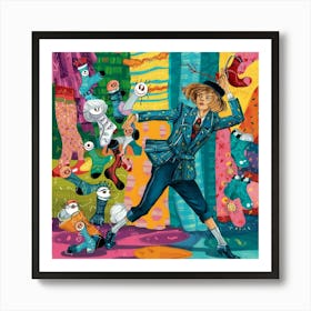 A Whimsical And Colorful Art Print Illustration Fe Veiytfjsssecwpea6vhoqw 7skfrzehseqycdrxqqdkxa Art Print