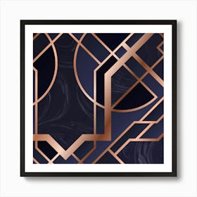 Art Deco Pattern 14 Art Print