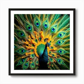 Peacock Art Print