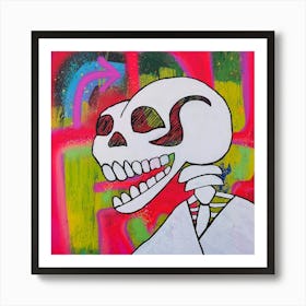 Fluoride Skull Art Print