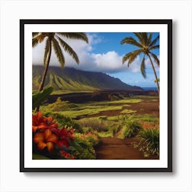 Hawaiian Landscape 12 Art Print