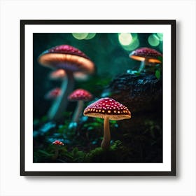 Mushroom Art Print