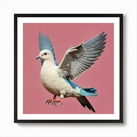 Dove In Flight Art Print