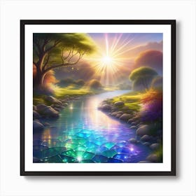 River Of Light Art Print