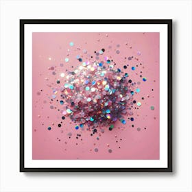 Confetti Art Print