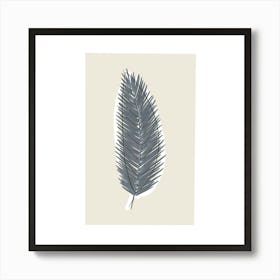 Palm Leaf Print Art Print