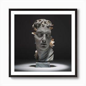 Bust Of Julius Art Print