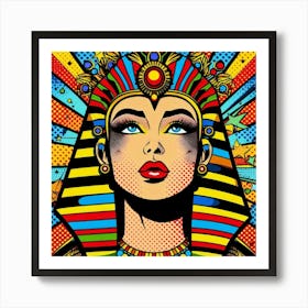 Pop Egyptian Basant Radiance Art Print