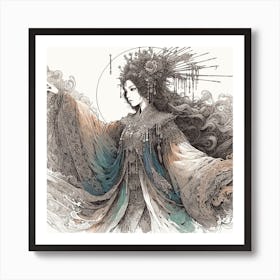 Chinese Woman Art Print