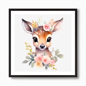 Cute Fawn Affiche