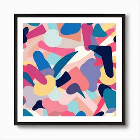 Abstract Colors And Shapes 6 001 001 Art Print 1 Art Print