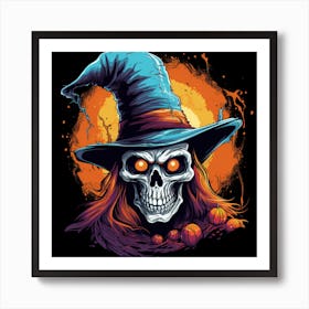 Halloween Witch Art Print