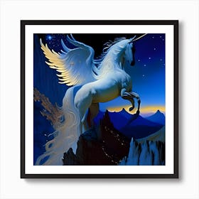 Beautiful Pegasus Art Print