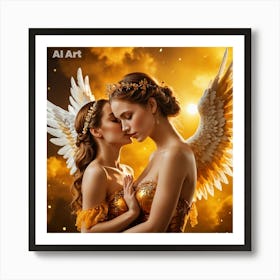 Angels 3 Art Print