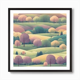 Landscape Painting 37 Art Print