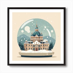 Bavaria Germany Snowglobe Art Print