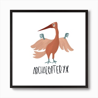 Archaeopteryx Square Art Print