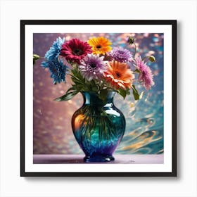 Flowers In A Vase 89 Art Print