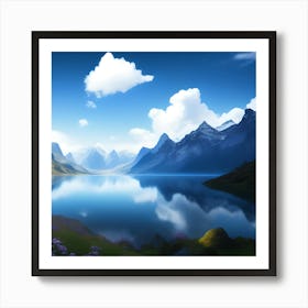 Landscape - Landscape Stock Videos & Royalty-Free Footage 2 Art Print