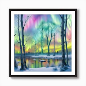 Aurora Borealis Art Print