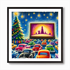 Super Kids Creativity:Christmas Movie Theater Art Print