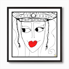 Queens In The Game No Glasses 003 by Jessica Stockwell Art Print