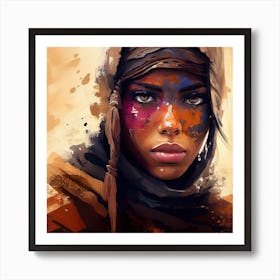 Powerful Tuareg Woman  #2 Art Print