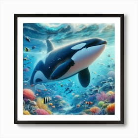 Orca Whale Poster