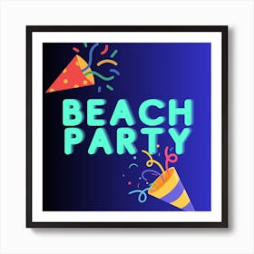 Beach Party Art Print
