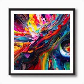 Abstract Abstract Painting 3 Art Print