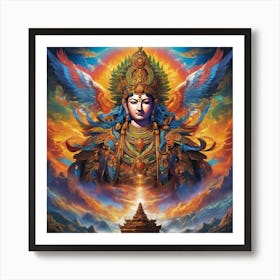 God Of Sky Art 0 Art Print