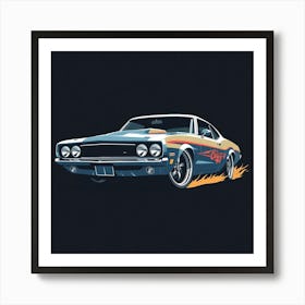 Muscle Car Art Print