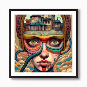 Psychedelic Art Art Print