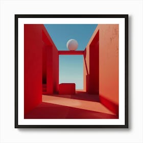 Red Room - Red Room Art Print