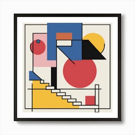 Minimalist Modular Avant Garde Dada Roy Lichtenstein Art Print