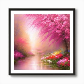 Pink Blossoms Art Print